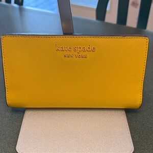 Kate Spade Vibrant Yellow Wallet